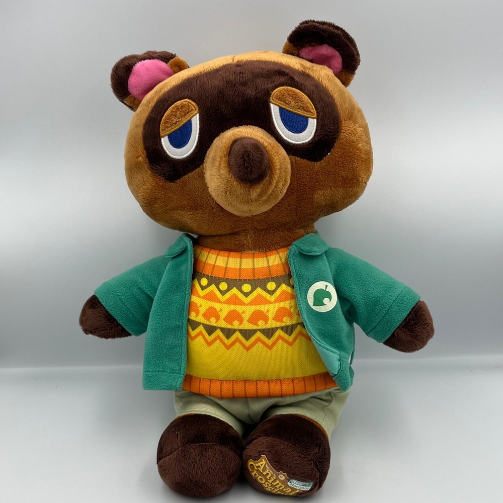 Build A Bear Animal Crossing Tom Nook Plush Stuffed Animal New Horizons Toy